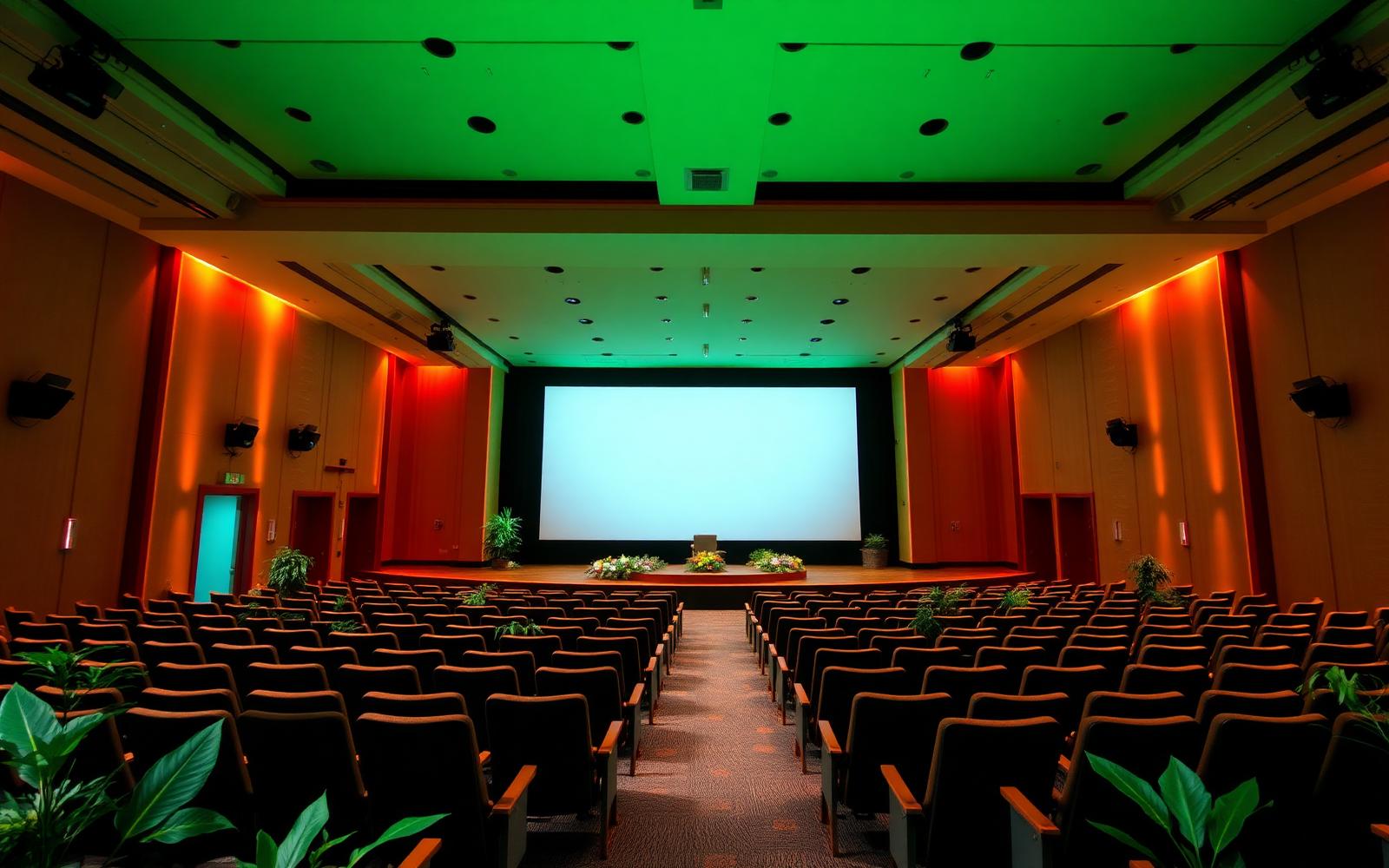 Conference auditorium interior at ICAR-CPCRI